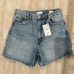 Zara mom shorts